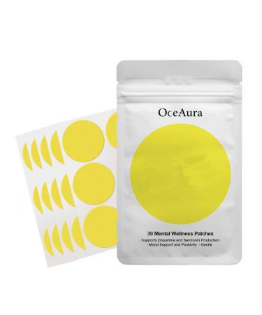 SUJEBKC Set of 30 plasters for women and girls natural ingredients gently soothing for all body types yellow