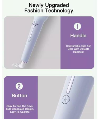 Automatic Curling Iron Wand Big Wave Auto Negative Ion Hair Curler with 1.26inch Large Ceramic Barrel Fast Heating Auto Curling Iron for Hair Styling Adjustable Temperature Control One Size Pink OneSize Pink - Buy Online on GoSupps.com