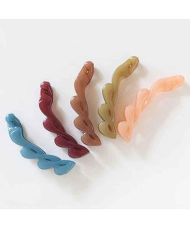 Buy Ifundom Banana Clips - 5 Pack Hair Clamps for Thick Hair | Well-Holding Ponytail Holders in 5 Colors for Girls & Women - International Shipping - Buy Online on GoSupps.com