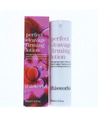 This Works Perfect Cleavage Firming Lotion - Anti-Ageing Moisturizer for Neck & D colletage - Skin Tightening Cream with Vitamin C, Algae & Larch Extract - 60ml - Buy Online on GoSupps.com