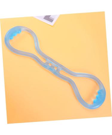 SUPVOX 2pcs Blue Medium Silicone Yoga Tension Bands - Multifunctional Elastic Fitness Equipment for Home & Gym - Buy Online on GoSupps.com