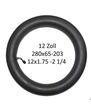Bebetto stroller 12 inch tube - suitable for 280 x 65-203 with angle valve