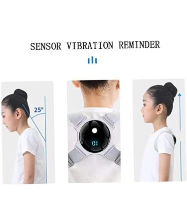 Posture Corrector Kids with Smart Sensor Vibration Reminder Posture Brace Trainer Straightener to Improve Slouch Thoracic Kyphosis Adjust Back Corrector Gray - Buy Online on GoSupps.com
