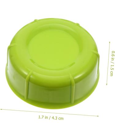 FAVOMOTO 10pcs Baby Bottle Seal Cap Glasses Nursery Bottle Lids Soda Bottle Wide Neck Bottle Cap Travel Bottle Cap Kids Hand Breastmilk Bottles Food Grade Pp Girl Child Accessories Screw-in Green 4.3x4.3x1.5cm - Buy Online on GoSupps.com