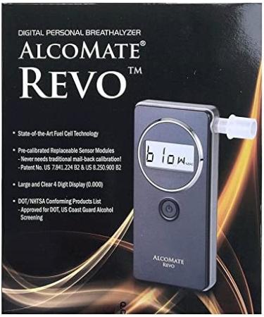 AlcoMate REVO Police Caliber Breathalyzer - Accurate & Professional Grade - Buy Online on GoSupps.com