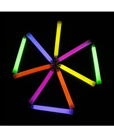 Party Club of America Premium 4 Glow Fever Bulk Ultra Bright Multi Color Glow Sticks - 50 Pack - Buy Online on GoSupps.com