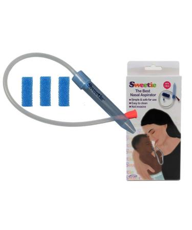 Sweetie Baby Nasal Aspirator - 3 Extra Hygiene Filters Included | Safe & Effective Relief - Buy Online on GoSupps.com
