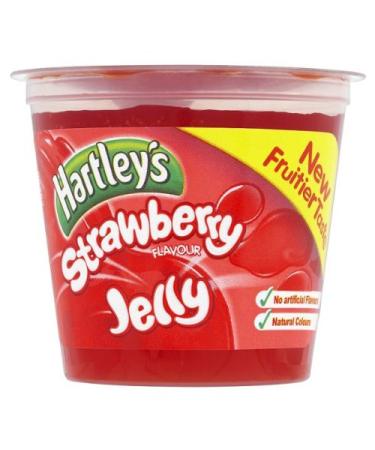 Hartleys Strawberry Flavour Jelly 12 x 125gm