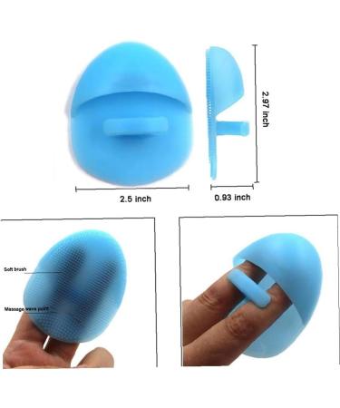 4pcs/set Super Soft Silicone Skin Cleanser Massager Brush Manual Cleansing Brush Handheld Mat ScrubberSensitive Delicate Dry Skin Durable and Useful - Buy Online on GoSupps.com