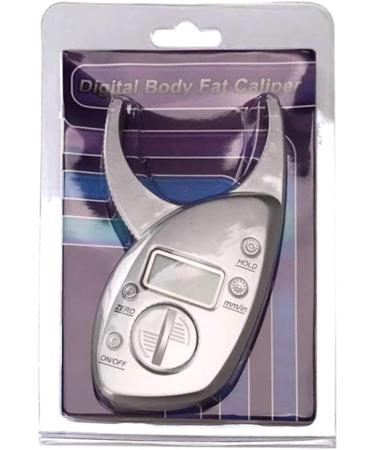 Nuobesty Digital LCD Body Fat Measuring Device | Accurate Body Fat Analysis Caliper for Women & Men | Measure Body Fat Percentage - Silver - Buy Online on GoSupps.com