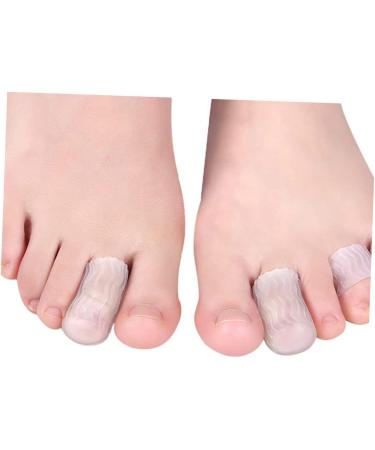 Buy NOLITOY 5 Pairs Silicone Toe Sleeves - Warmers for Corns Bunions & Sports Cushion - International Shipping Available - Buy Online on GoSupps.com