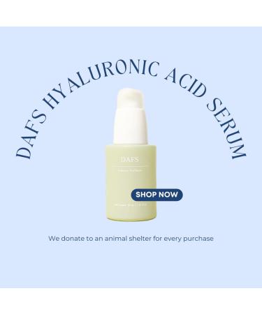DAFS Hyaluronic Acid Serum - Deep Hydration & Anti-Aging for All Skin Types | 30ml - Buy Online on GoSupps.com