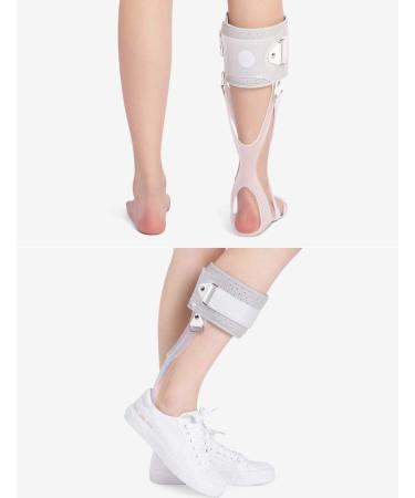 Adjustable Ankle Foot Orthosis for Drop Foot - Stabilizer Support for Dorsiflexion - Large Right Size - International Shipping Available - Buy Online on GoSupps.com