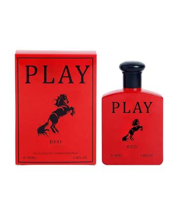 Play Red Cologne for Men (Inspired by Pool Red) 3.4oz/100ml Natural Spray Long Lasting