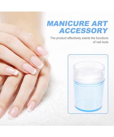 Beaupretty Clear Jelly Nail Art Stamper Kit - Double-Sided Silicone Punch & Scraper 3 Set (Random Color) - DIY Nail Art Tools for Perfect Designs - Buy Online on GoSupps.com