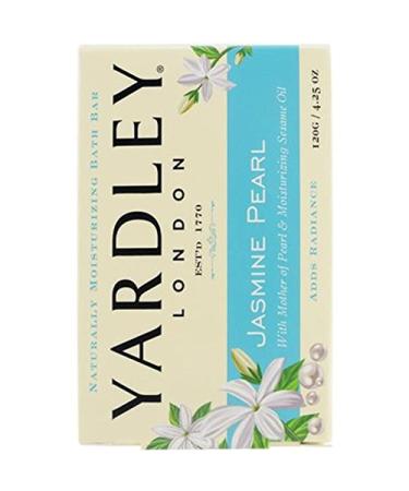 Yardley London Jasmine Pearl Bath Bar - Naturally Moisturizing 4.25 oz | International Shipping Available - Buy Online on GoSupps.com