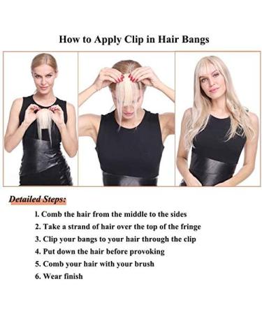 Elailite Clip on Bangs Human Hair Super Thin Fringe - 100% Real Remy Natural Hair 5 Inch - #01 Jet Black - Buy Online on GoSupps.com