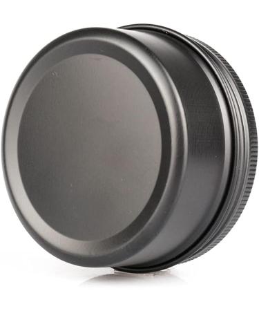 Zeoabsy 10-Piece 80ml Matt Black Aluminum Jars for Cosmetics | Empty Cream Containers with Screw Lids & Spatulas - Perfect for Ointments & Candles - Buy Online on GoSupps.com
