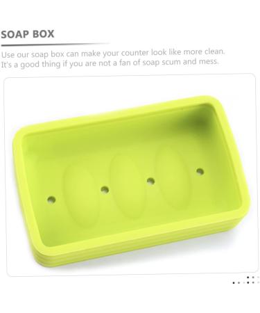 Zerodeko Box Soap Dish with Brush Exfoliating Bath Sponge Silcone Body Scrubbers Silicone Body Scrubber Men Bathroom Soap Dish Men Soap Loofah Sponges Man Toiletries Household - Buy Online on GoSupps.com