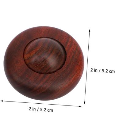 Gogogmy Wooden Hand Rings Massage Balls - Thai Massage Device for Back & Fitness | Gentle Rolling UFO Mahogany Massage Tool - Buy Online on GoSupps.com
