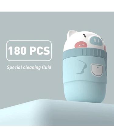 Ear Floss - Earrings Cleaning Solution Set | Flexible Pierced Ear Odor Removal Products with Rose Fragrance Gentle Ear Holes Cleaning Blue Mint - Buy Online on GoSupps.com
