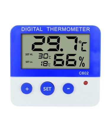 MOMOJIA Digital Thermometer & Humidity Meter | Indoor Outdoor Temperature Sensor for Refrigerator Freezer & Alarm Clock - International Shipping Available - Buy Online on GoSupps.com