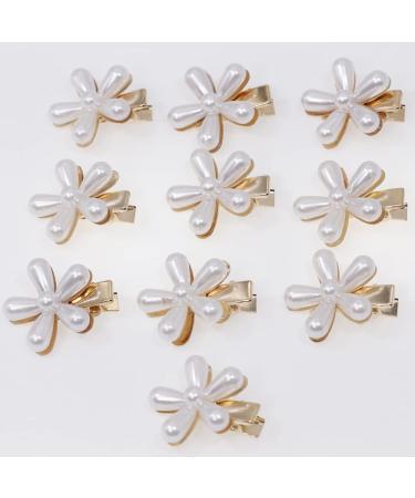 10 Pieces Flower Hair Clips for Girls & Women | Bridal Jewelry & Hair Accessories - Buy Online on GoSupps.com
