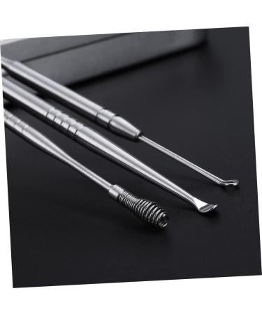 FRCOLOR Ear Wax Cleaner Kit - 3pcs Ear Scoops & Tools for Safe Ear Wax Removal - Stainless Steel Ear Cleaning Set - Buy Online on GoSupps.com