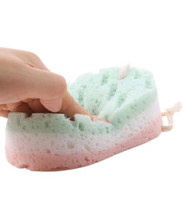 Bath Sponge 3-Piece Sponge Shower Ball Shower Gel Brush Body Brush Sponge Brush Bathroom Accessories Sponges Bath - Buy Online on GoSupps.com