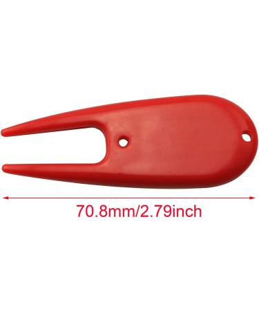 ZRM&E 8pcs Plastic Golf Divot Tool Set - Non-Slip Golf Repair Accessories in Red - Buy Online on GoSupps.com
