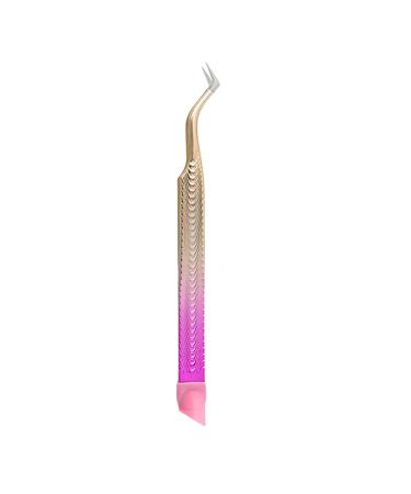 Double End Nails Tweezers For Nails Straight Curved Tip Tweezers Eyelashes Tweezers Precisions Craft Tweezers Multi-color