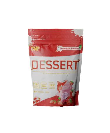 CNP Professional High Protein Dessert Mix 25g of Dual Release Protein with Micellar Casein 350g and 10 Servings 4 Great Flavours (Strawberry)