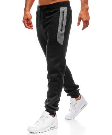 Ronony Men's Slim Fit Jogging Pants - Stylish Leisure Trousers with Pockets | Outdoor & Sports Wear - Buy Online on GoSupps.com