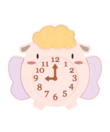 Alarm Clock Shaped Silicone Teething Toy for Infants - Bright Color Cartoon Design for Gum Relief and Travel - Buy Online on GoSupps.com