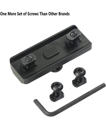 Xaegistac MLOK Bipod Adapter Mount - MLOK Sling Stud - 4 T-Nuts, 4 Screws, 1 Wrench - Buy Online on GoSupps.com