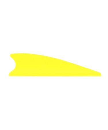 TAC Vanes 2" Matrix Shield Cut Vanes Pack of 100 Vanes for Archery Bowhunting and Recreational Shooting Yellow