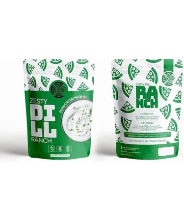 Premium Zesty Dill Ranch Dip/Dressing Mix Pack of 5