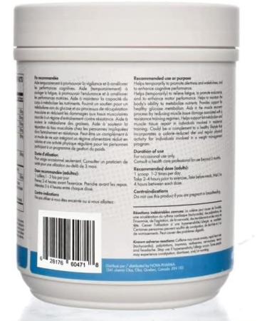Nova Pharma Pre Workout Powder - Garcinia Cambogia - L Carnitine Supplement - Chromium Supplement - 40 Servings (Tangerine & berries) - Buy Online on GoSupps.com