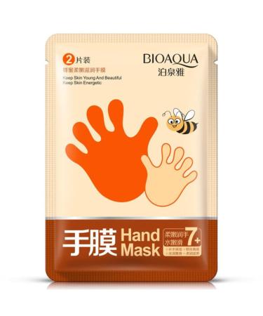 Honey Hand Mask Whitening Moisturizing Anti Wrinkle Smoothing Remove Hard Dead Skin Hand Spa Skin Care (10 Pairs)