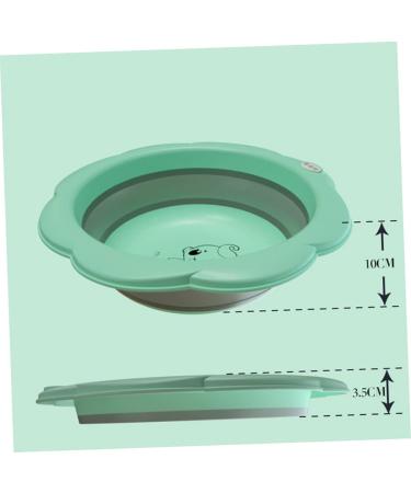 minkissy 1pc Folding Washbasins Washbasin Wash Basin Washing Basins Portable Child 33*33cm Green - Buy Online on GoSupps.com
