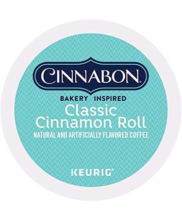 Cinnabon Classic Cinnamon Roll Keurig Single-Serve K-Cup Pods, Light Roast Coffee, 48 Count Classic Cinnamon Roll 48 Count (Pack of 1)