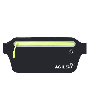 Agilex Passelts for Cell phone - running bag jogging sports belt hip pocket running Belt for jogging sports fitness running - suitable for all smartphones (black) Black/Neon - Buy Online on GoSupps.com