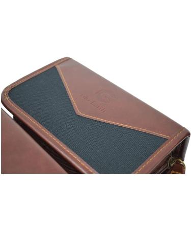 Glo-Earth Shoe Shine Kit Shoe polish Kit Premium Quality Travel Brush Kit Horse Hair Brush Polish Black Neutral Buff Quality Premium PU Leather Gift - Buy Online on GoSupps.com