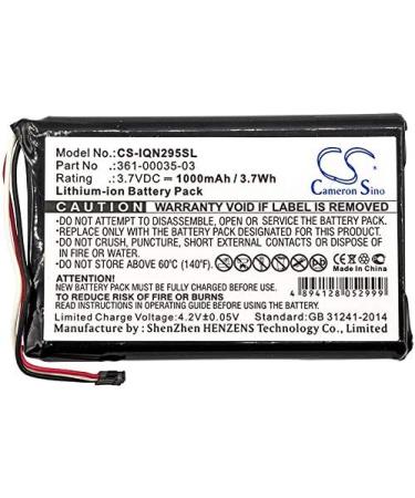 Battery Replacement 3.7V 1000mAh for Garmin Nuvi 2557LMT 2405 2555LT 2475LT 2597LMT 2505 & Varia RTL501 - International Shipping Available - Buy Online on GoSupps.com