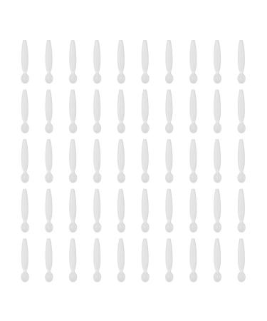 50Pcs Eye Cream Spatula Polish Tip Eye Cream Massage For Mask Round Spatulas Eye Cream Scoop Eye Cream Dropper Spatulas
