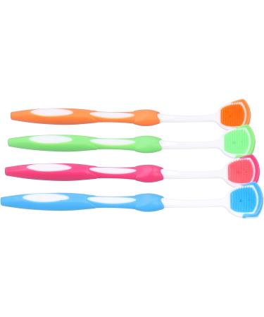 Buy Portable Plastic Tongue Scraper - Travel-Friendly Tongue Brush Cleaner for Fresh Breath | International Shipping Available - Buy Online on GoSupps.com