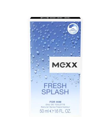 Mexx Fresh Splash For Him Eau de Toilette aromatischer Zitrusduft f Herren Glasflakon mit Zerst ber 50 ml - Buy Online on GoSupps.com