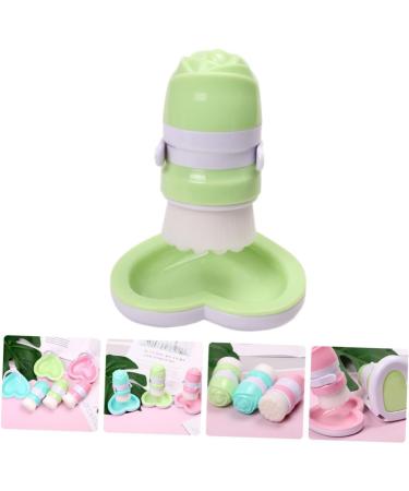 MERRYHAPY 1pc Face Brush Applicator Bottle Face Wash Brush Facial Brush Face Exfoliator Brush Facial Brush Manual Cosmetic Brush Scrubber Manual Facial Brush Fiber Wool 11x8cm Green - Buy Online on GoSupps.com
