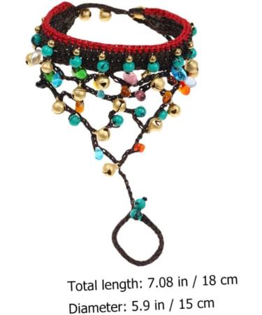 VALICLUD 1pc Glass Wax Rope Bracelet Straw Purse Braided Bracelet Summer Bracelets for Women Pearl Bracelets Friendship Braids Womens Bracelets Delicate Copper Bells Girl One-piece Jewelry - Buy Online on GoSupps.com