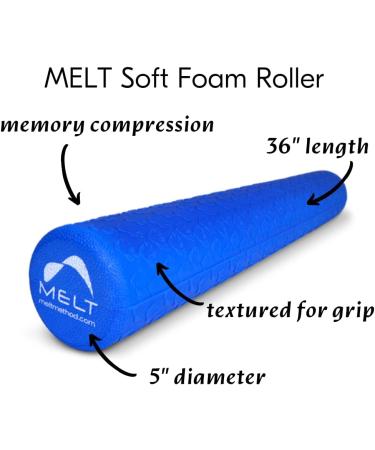 MELT 36-inch Soft Foam Roller | Low Density Body Roller - Buy Online on GoSupps.com